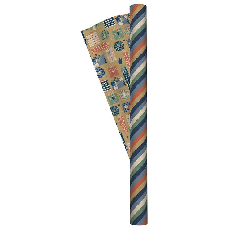 Ks Spring Reversible Trio Gift Wrap Ks Spring Reversible Trio Gift Wrap