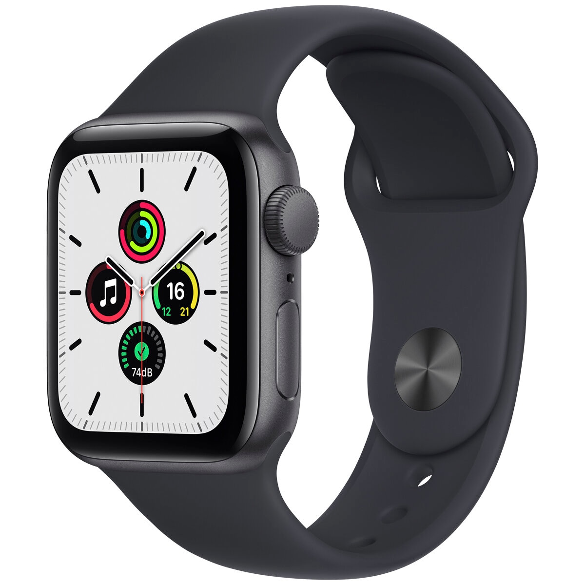 Apple Watch SE GPS 40mm Space Grey Aluminium Case with Midnight Sport Band