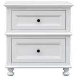 Moran Cassis Bedside Table White