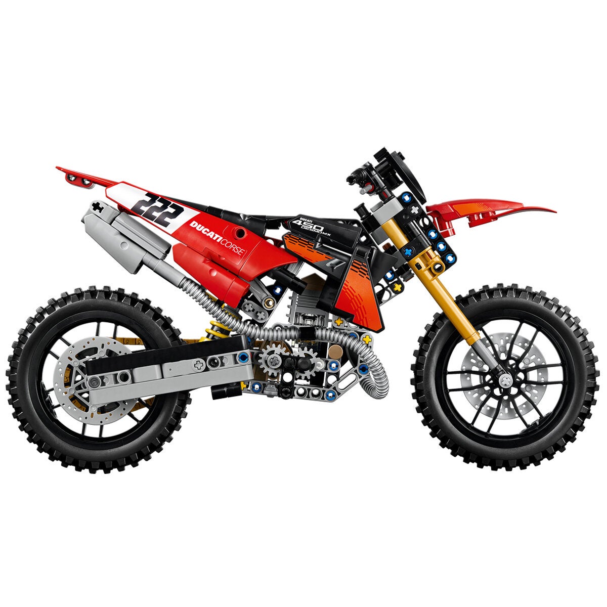 LEGO Technic Ducati Desmo450 MX Factory Motorcycle 42238