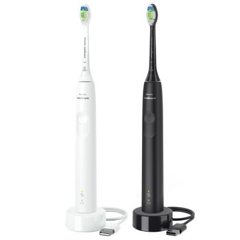 Philips Sonicare 3100 Range Black And White Bundle Pack Toothbrush