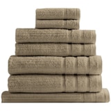 Bdirect Royal Comfort Eden 600GSM 100% Cotton 8 Piece Towel Pack - Champagne Rose