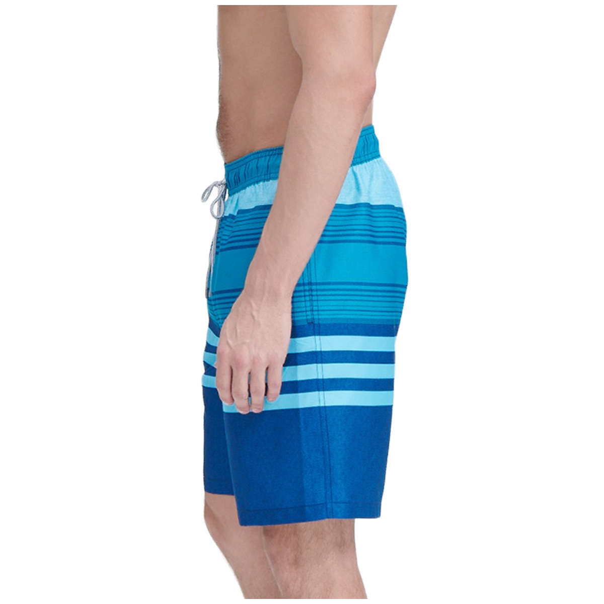 Kirkland Signature Swim Short - Teal Sripe