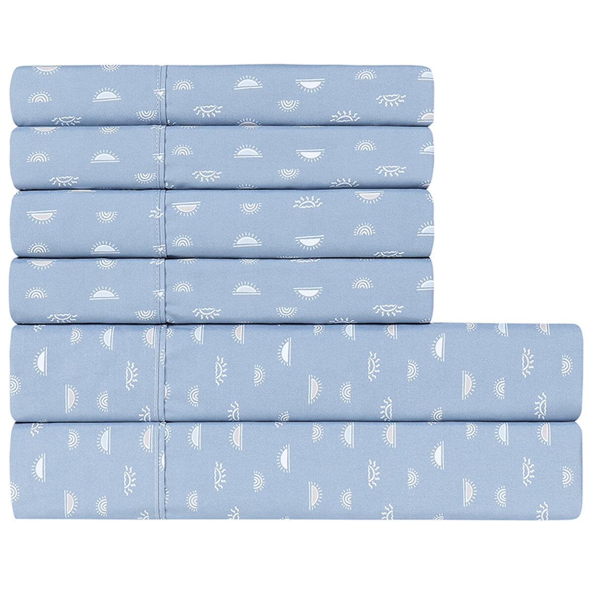 South Point Home Fashions Microfiber 6 Piece Sheet Set King Super Suns