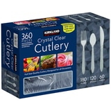 Kirkland Signature Clear Cutlery