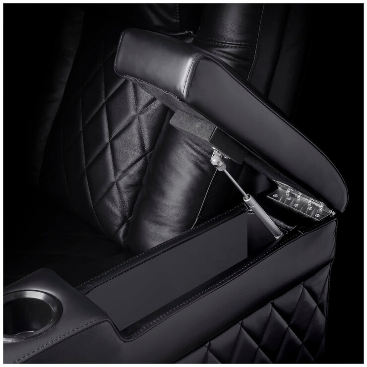 Valencia Home Theatre Tuscany Edition XL 5 Seater Black