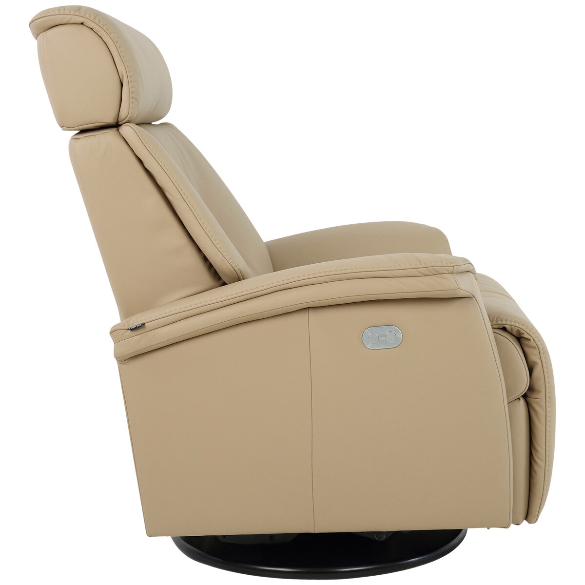 Moran Fjords Rome Motorised Recliner Relaxer Large 1 Motor with Battery Latte Beige