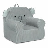 Cozee Kids' Animal Chair with Plush Blanket - Elephant