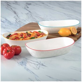 Certified International Porcelain Serving Bowls 3 Piece