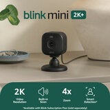 Blink 2K+ Video Doorbell And Mini Camera With Outdoor Adaptor Black Set B0H2XCV2FJ