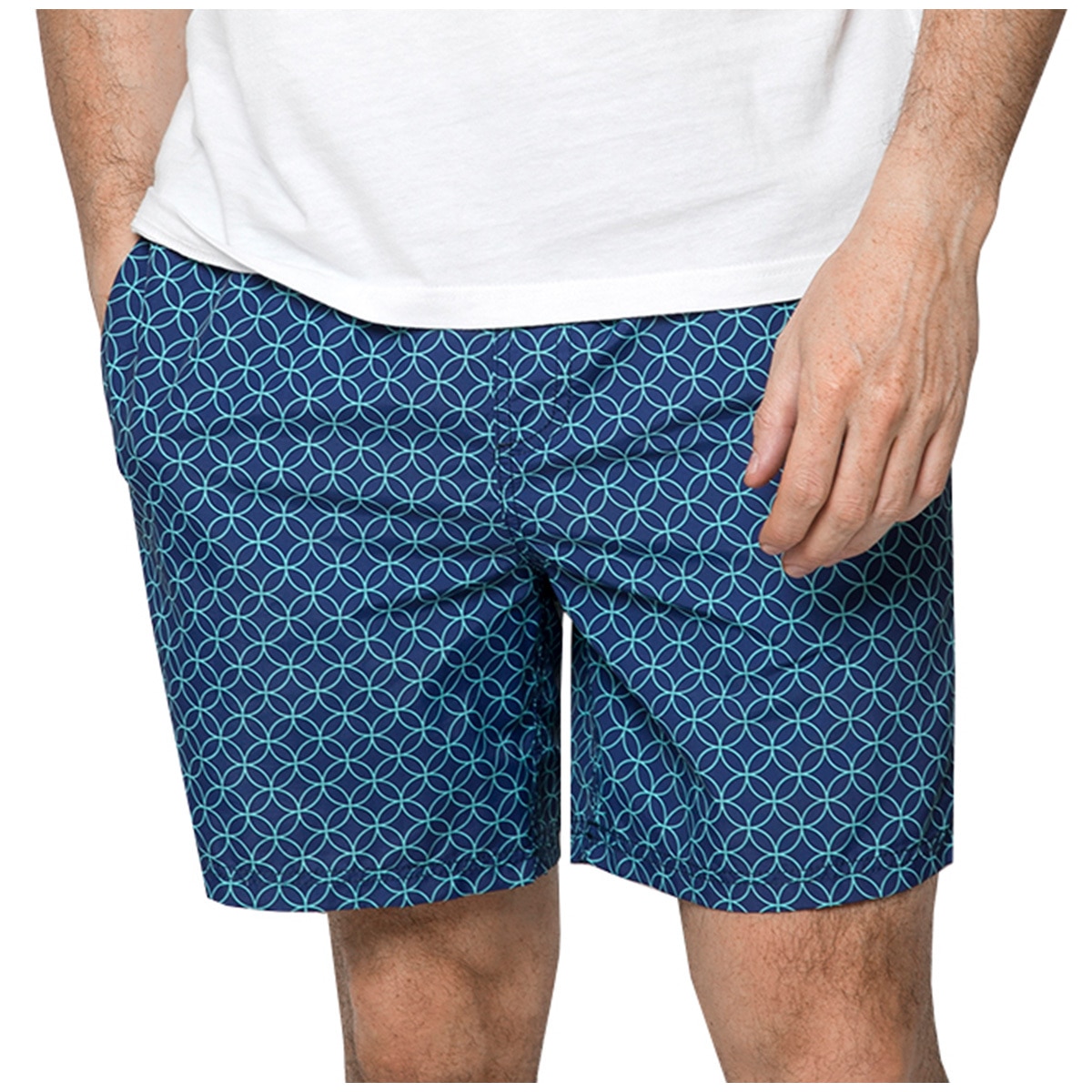 Coast Men's Swim Short - Geo Circle