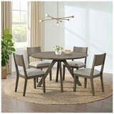 Bayside Furnishings 5 Piece Round Dining Set