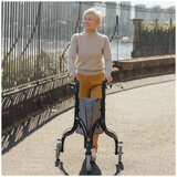 Altus Premium Lightweight 3-Wheel Rollator Walker with Convenient Storage Bag
