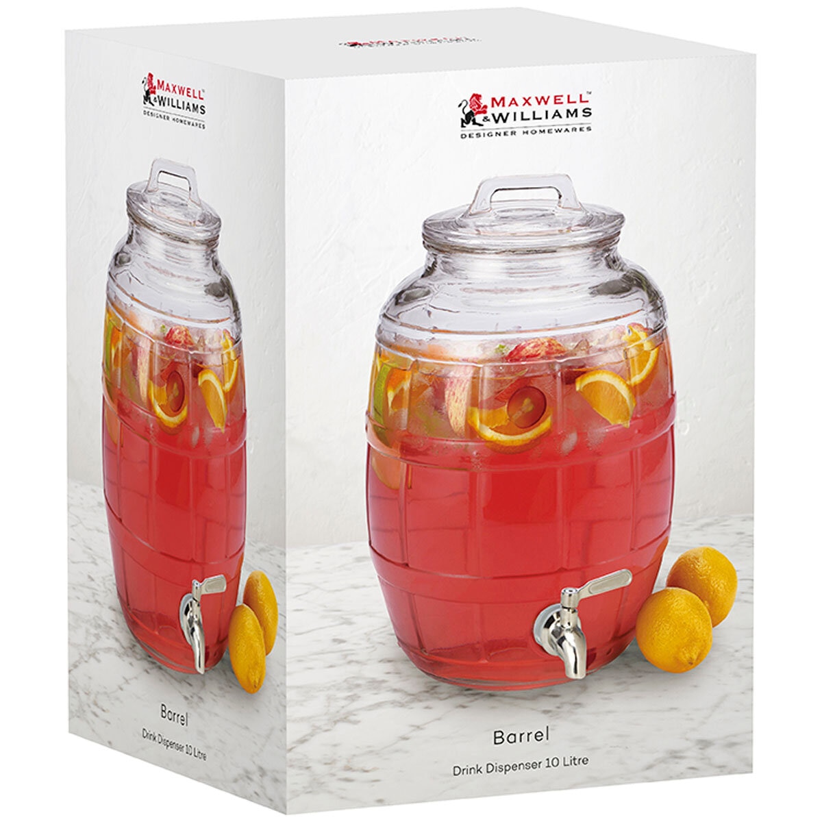 Maxwell & Williams Barrel Drink Dispenser 10L