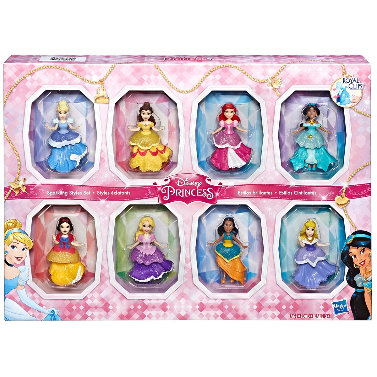 Disney Princess Small Dolls 8 pack