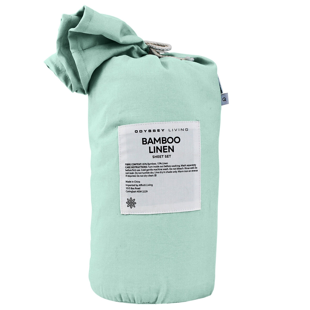 Odyssey Living Bamboo Linen Sheet Set 4pc - King