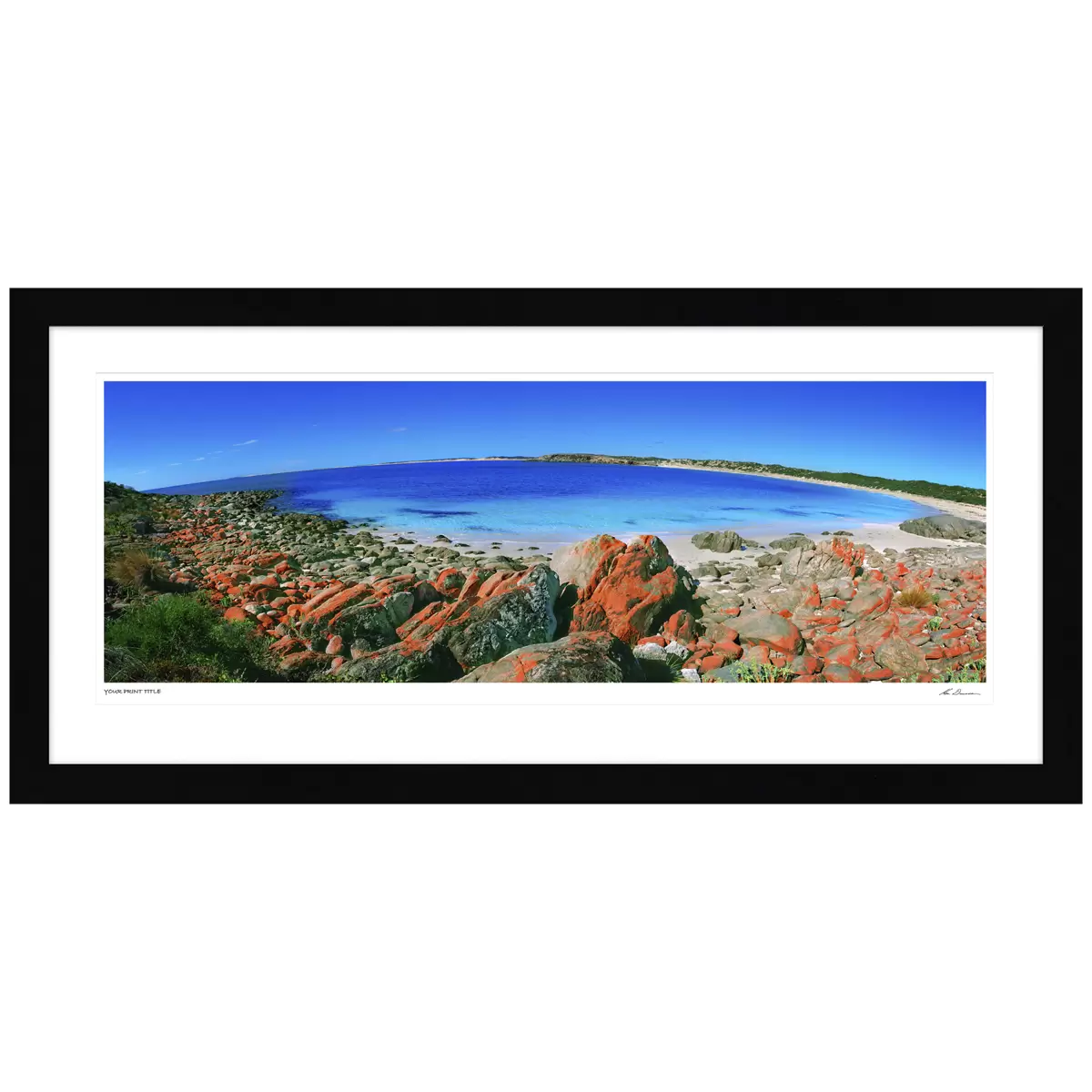 Ken Duncan 50 Inch Dolphin Beach, Innes NP, SA Framed Print