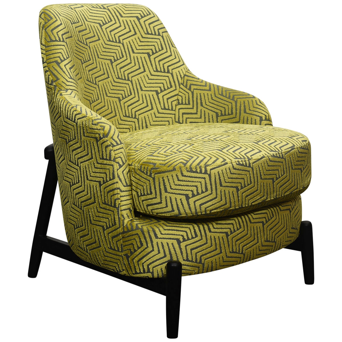 Moran Atelier Fabric Chair Plaza Zest