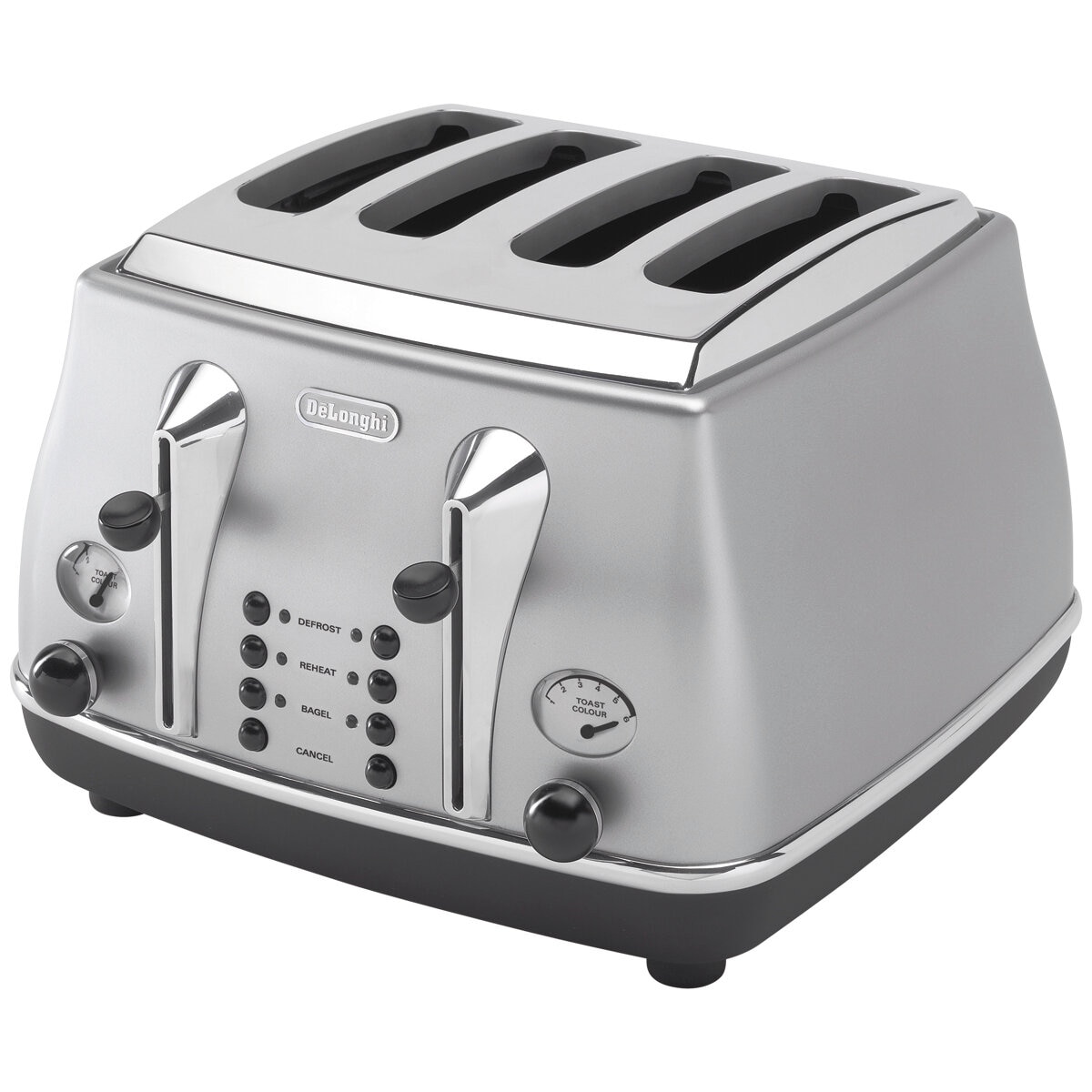 Delonghi Icona Classic 4 Slice Toaster White