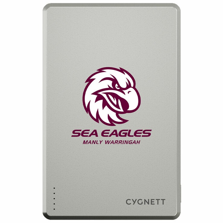 Cygnett NRL 5K Mag Power Bank Manly Warringah Sea Eagles CY5830PBCHE Cygnett NRL 5K Mag Power Bank Manly Warringah Sea Eagles CY5830PBCHE