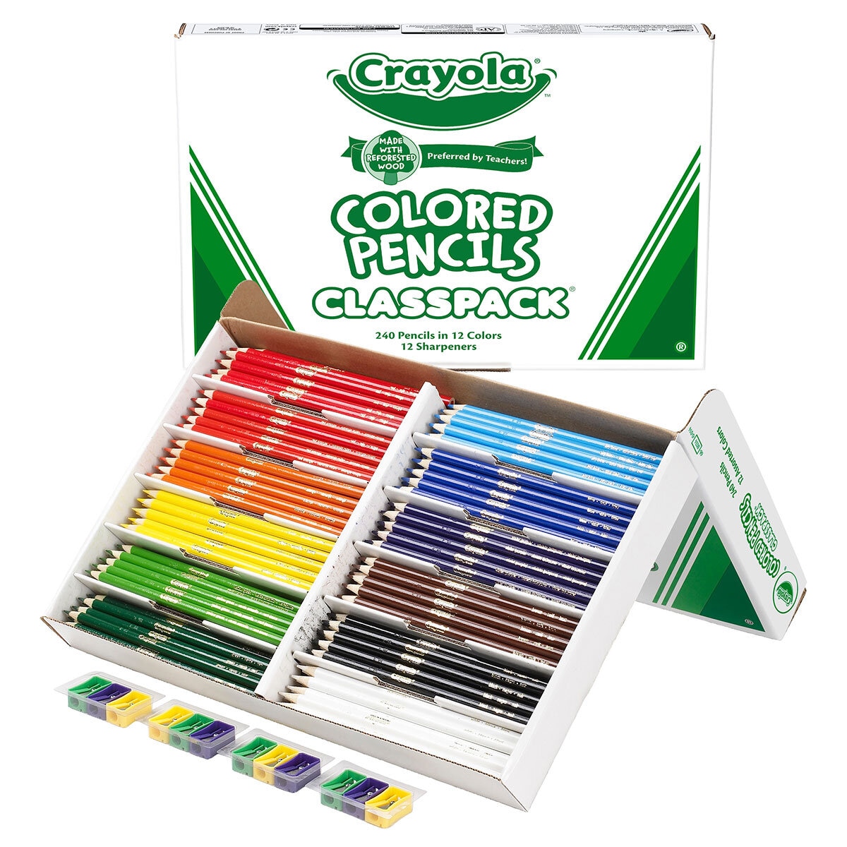 Crayola 240 Pieces Coloured Pencil 12 Colours