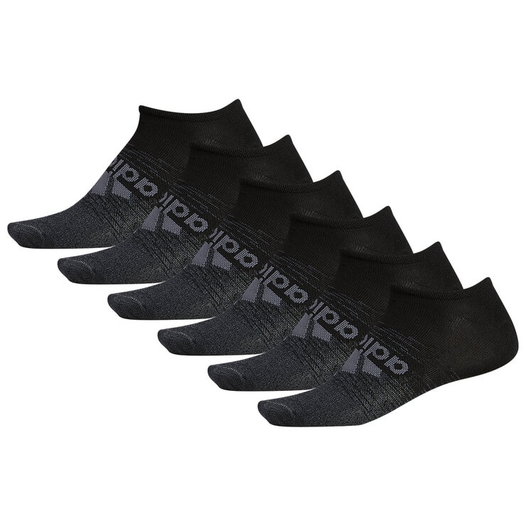 Adidas No Show Sock 6 Pack Black