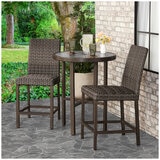 Agio McKinnon 3 Piece High Dining Set