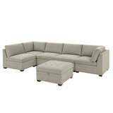 Thomasville 6 Piece Modular Fabric Sectional