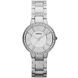 Fossil ES3282 Ladies Staineless Steel CS DL Bracelet Crystall Acent Watch