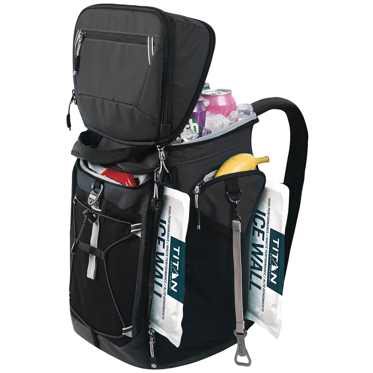 Titan Deep Freeze 26 Can Backpack Cooler 12.4L Black Costco Australia