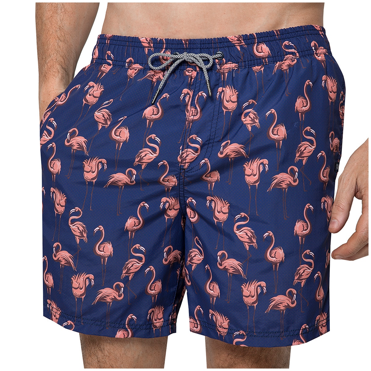 Coast Men's Swim Short - Pink Flamingo