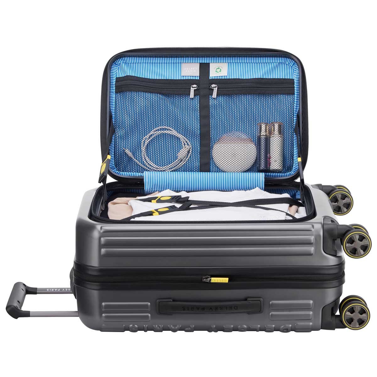 Hybrid Hardside Carry On With Front Lid Opening