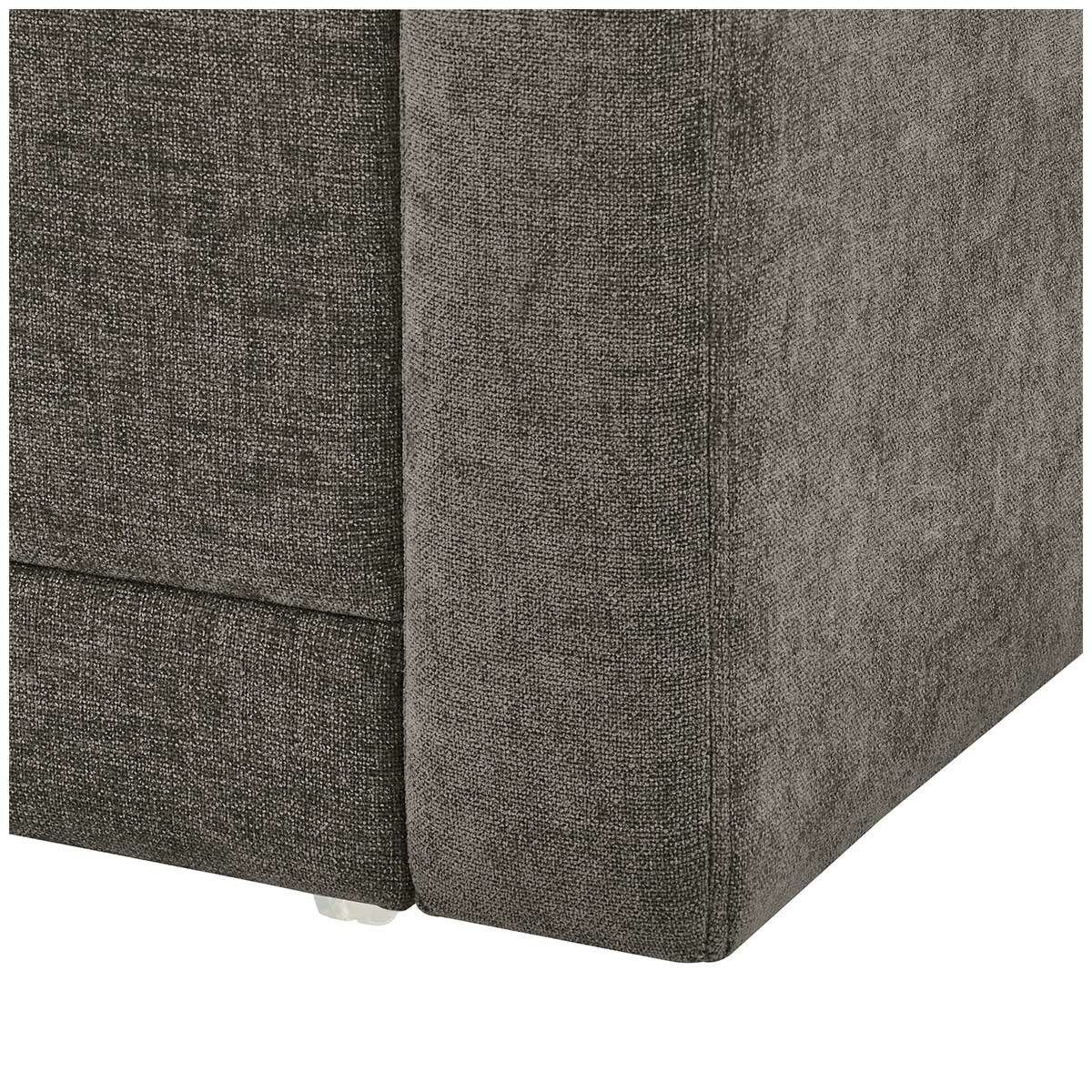 Thomasville 6PC Fabric Modular Sectional with Ottoman Grey