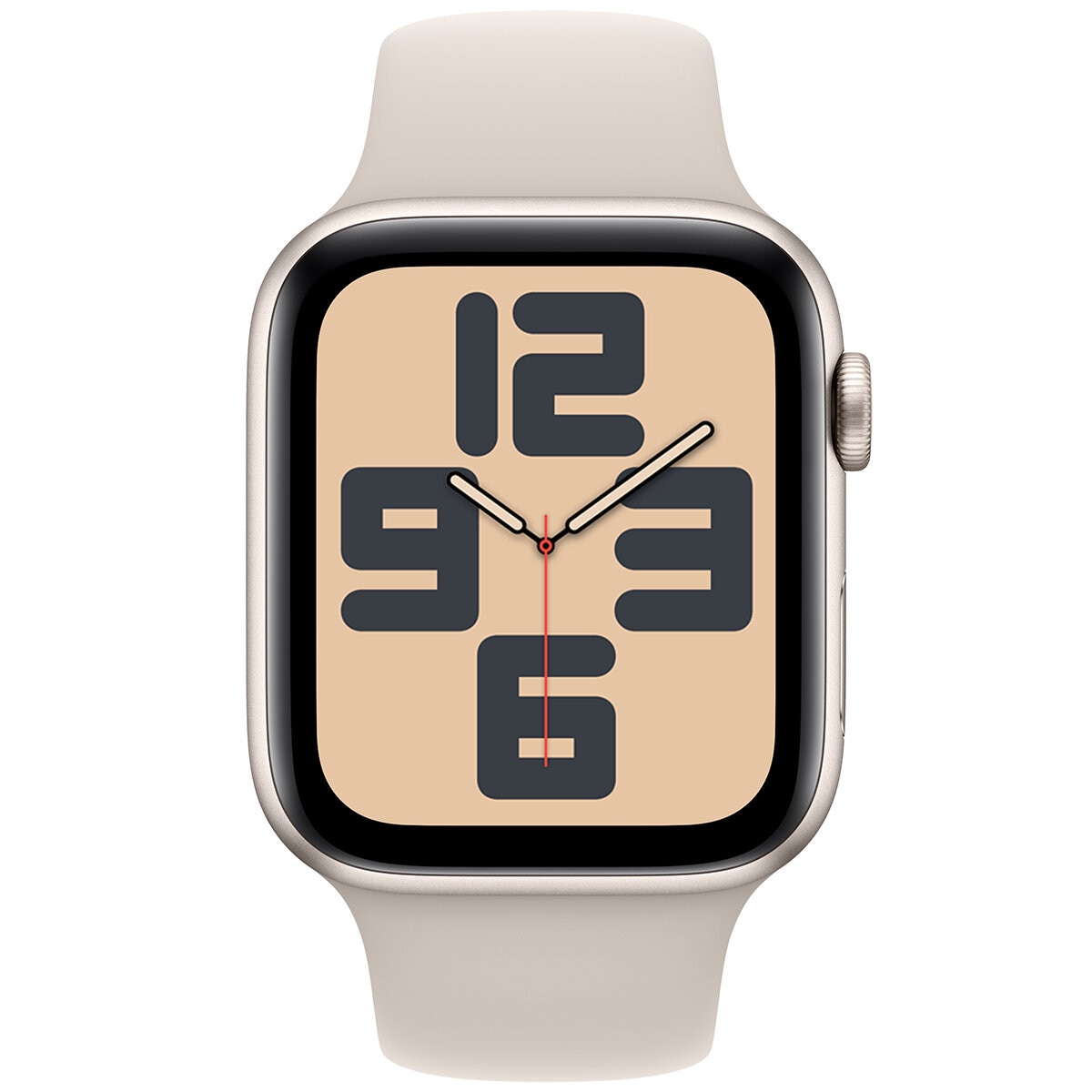 Apple Watch SE GPS 40mm Starlight Aluminium Case with Starlight Sport Band - S/M