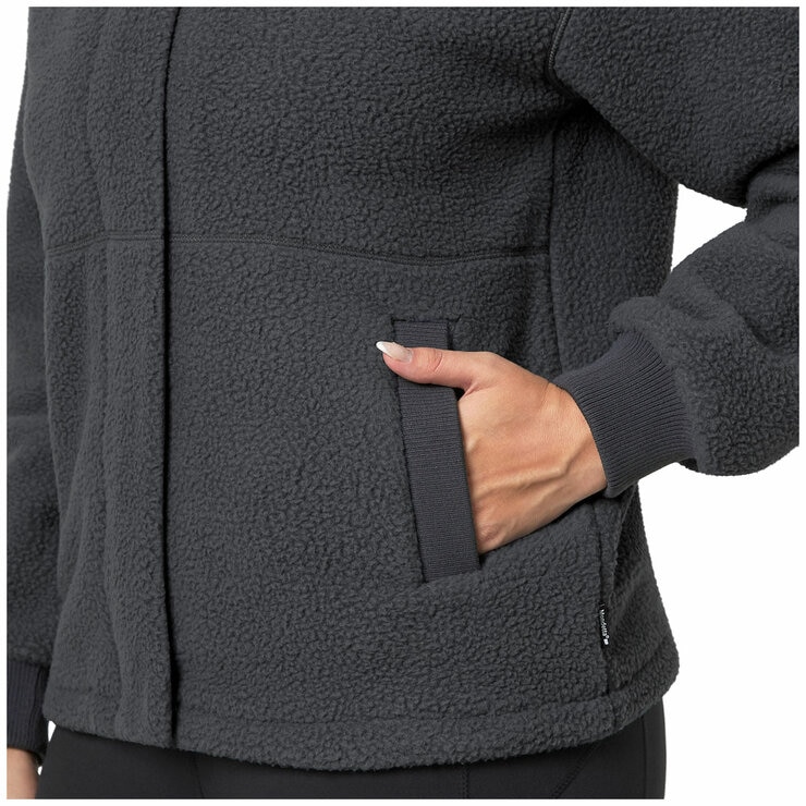 Mondetta Womens Sherpa Full Zip Fleece Jacket