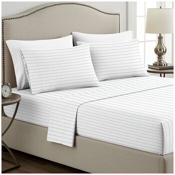 Boutique Living Cotton Flannel Sheet Set 4 Piece King