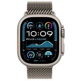 Apple Watch Ultra 2 GPS + Cellular 49mm Natural Titanium Case With Natural Titanium Milanese Loop L