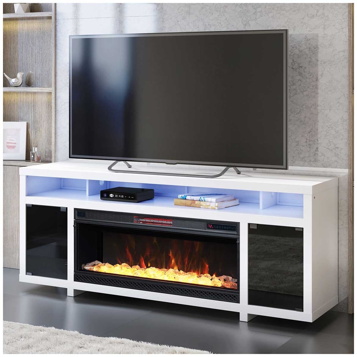 Tresanti TV Console With Electric Fireplace