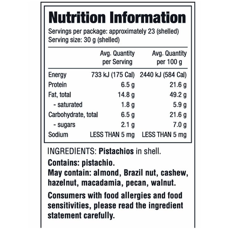 Kirkland Signature Unsalted Pistachios 1.36kg Kirkland Signature Unsalted Pistachios 1.36kg
