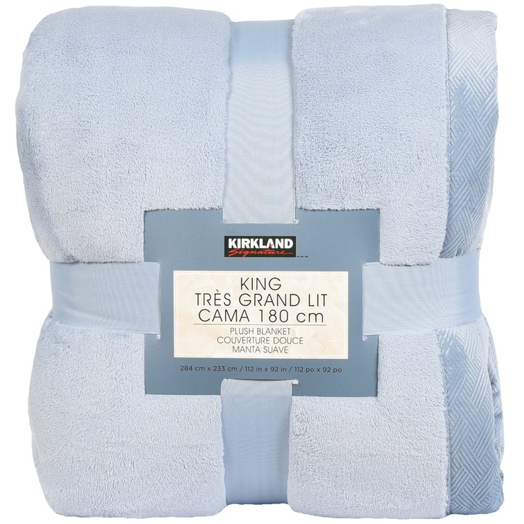 Kirkland Signature King Size Plush Blanket Costco Australia