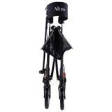 Altus Deluxe Euro Style Walker Rollator 10 Inch Wheel Black