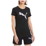 Puma-Women's Graphic Logo Tee - Black