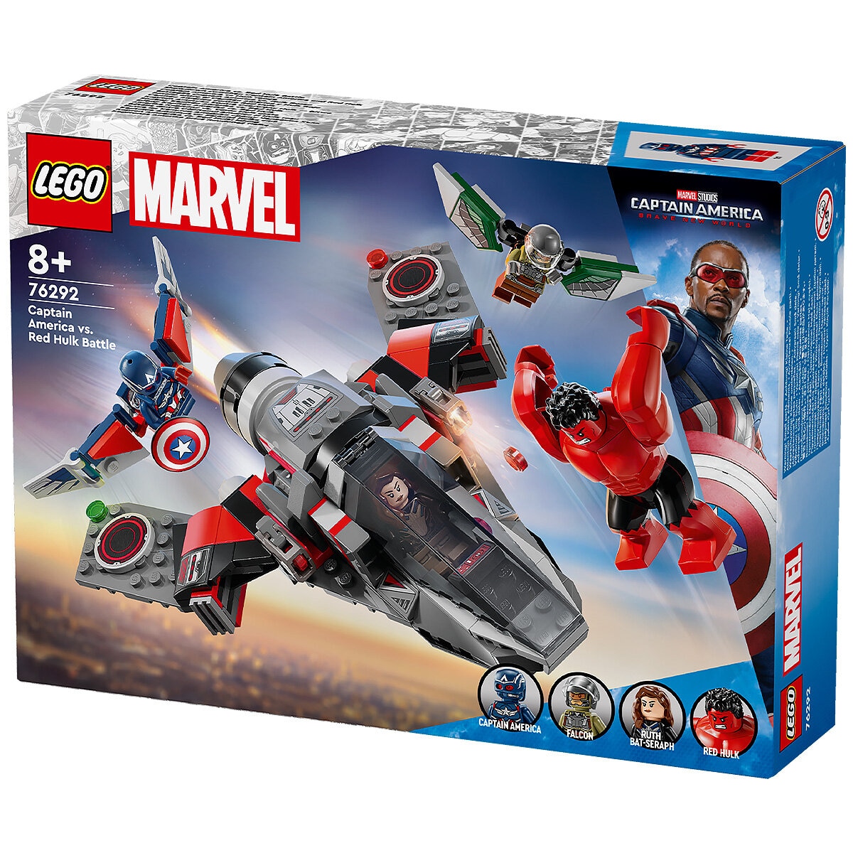 LEGO Marvel Captain America vs. Red Hulk Battle 76292
