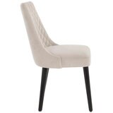 Moran Atlas Dining Chair 2 Pack Velvet Cream Fabric