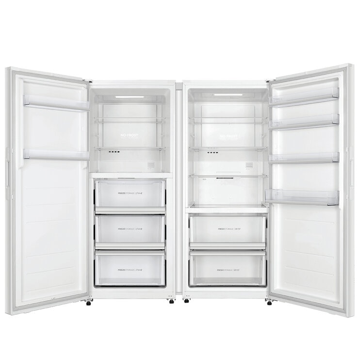 Haier 386L 500 Series Vertical Freezer White HVF430VW/