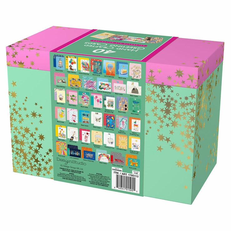 All Occasion Handcrafted Cards - 40 Pack