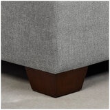 Thomasville Miles Fabric Sectional with Ottoman Grey