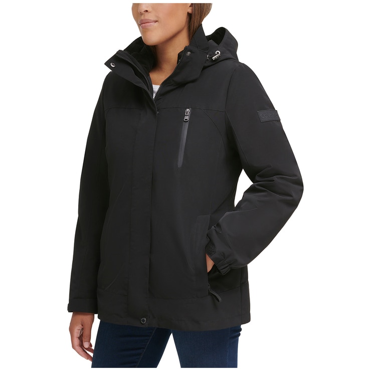Calvin Klein Women's 3in1 Jacket Black Costco Australia