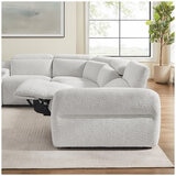 Aiden & Ivy Fabric Power Reclining Sectional With Power Headrests