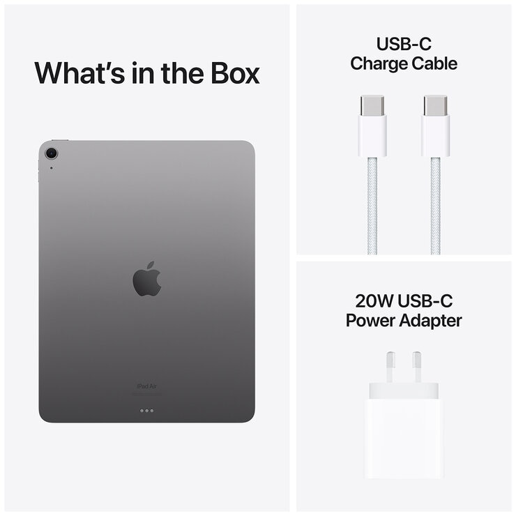 iPad Air 13 Inch Wi-Fi 512GB Space Grey M2